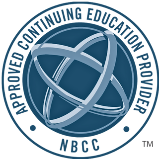 National Board for Certified Counselors (NBCC) Approved Continuing Education Provider seal