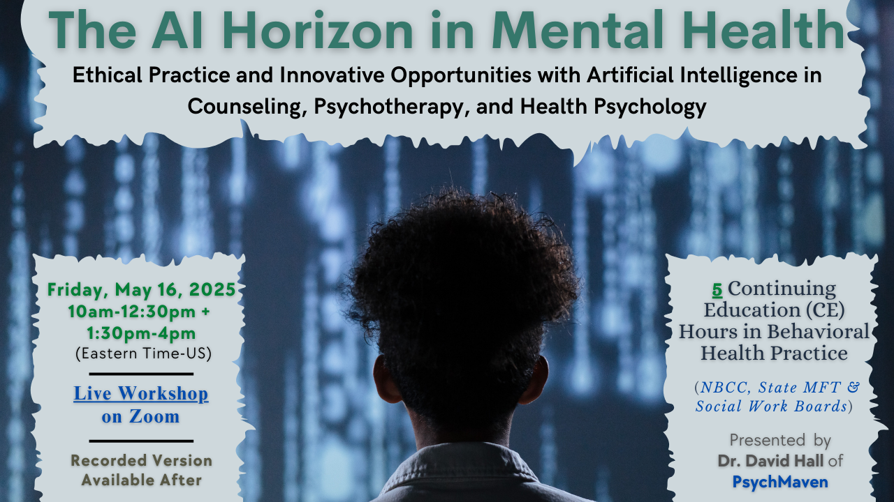 The AI Horizon in Mental Health