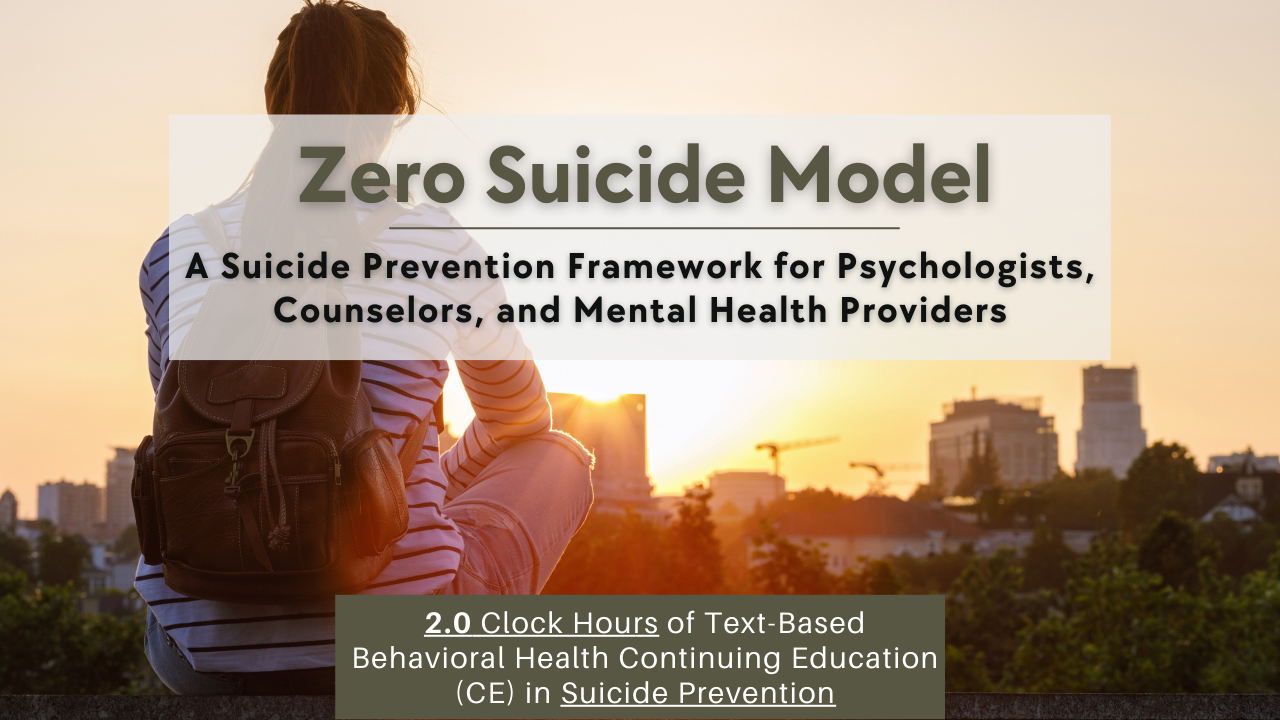 Zero Suicide Model